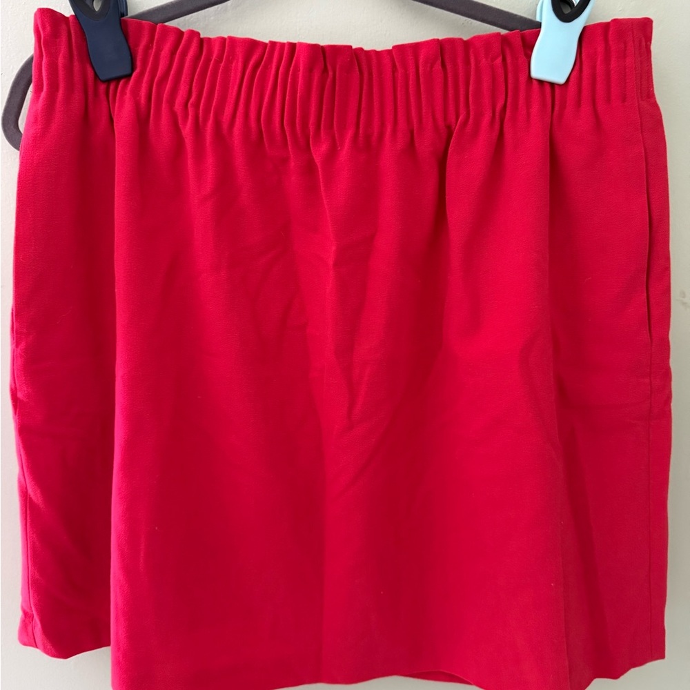 NWT J Crew Mercantile Elastic Waist Mini Skirt Size 14